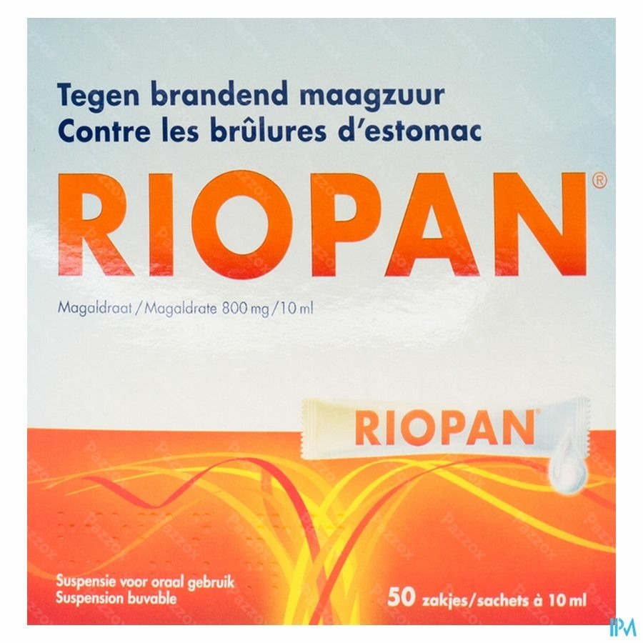 Riopan Gel Sachets 50x10ml