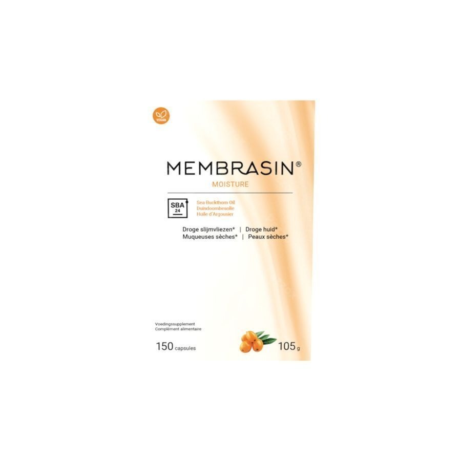 Membrasin Huile de Baies d'Argousier Complément Alimentaire Acides Gras Oméga 150 Gélules