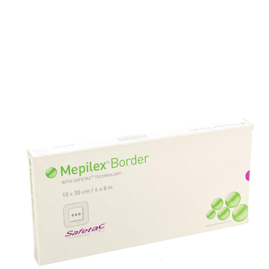 Mepilex Border Sil Adh Ster 10,0x20,0cm 5 295800