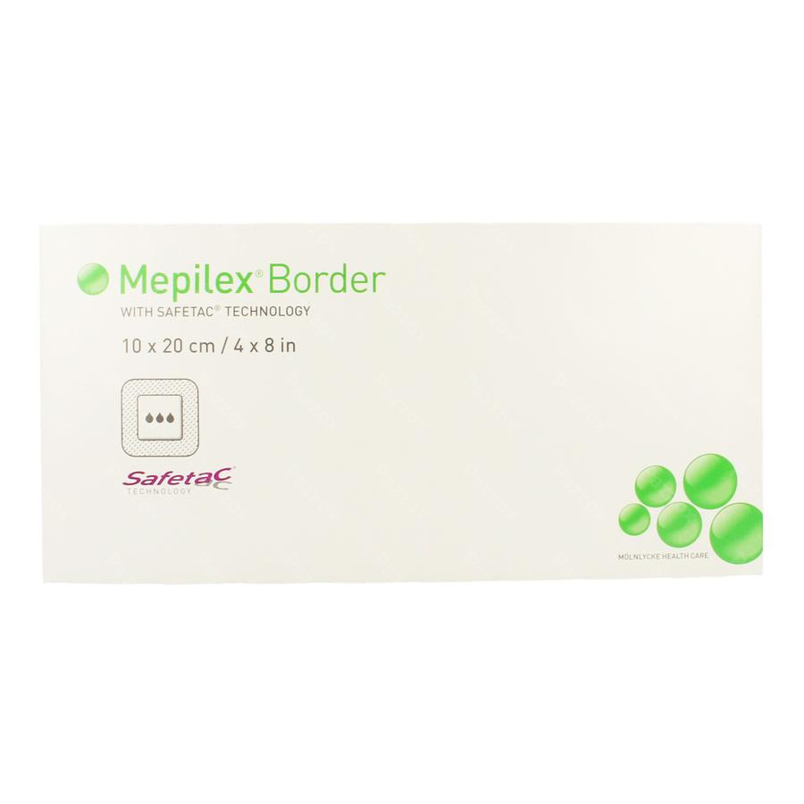 Mepilex Border Sil Adh Ster 10,0x20,0cm 5 295800