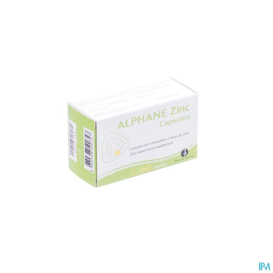 Alphane Zinc Blister Caps 6x10