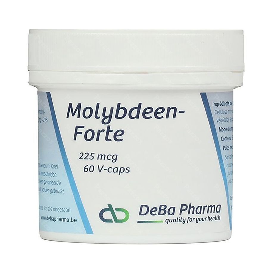 Molybdene Forte V-caps 60x225mcg Deba