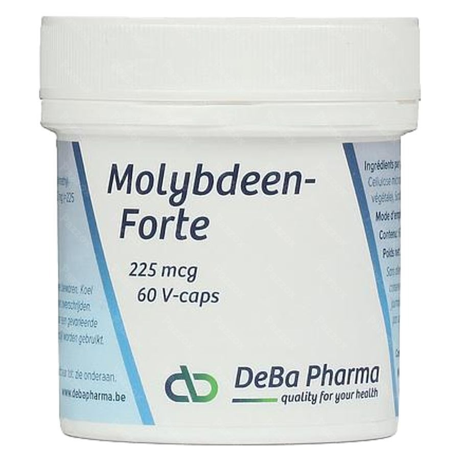 Molybdene Forte V-caps 60x225mcg Deba