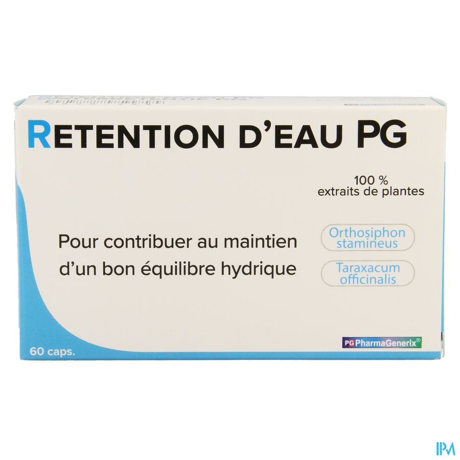 Retention D'eau Pg Pharmagenerix Caps 60