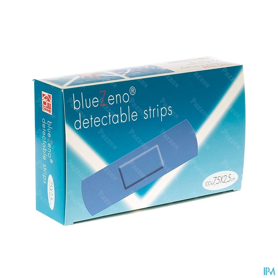 Bluezeno Detectable Strip 7,5x2,5cm 100