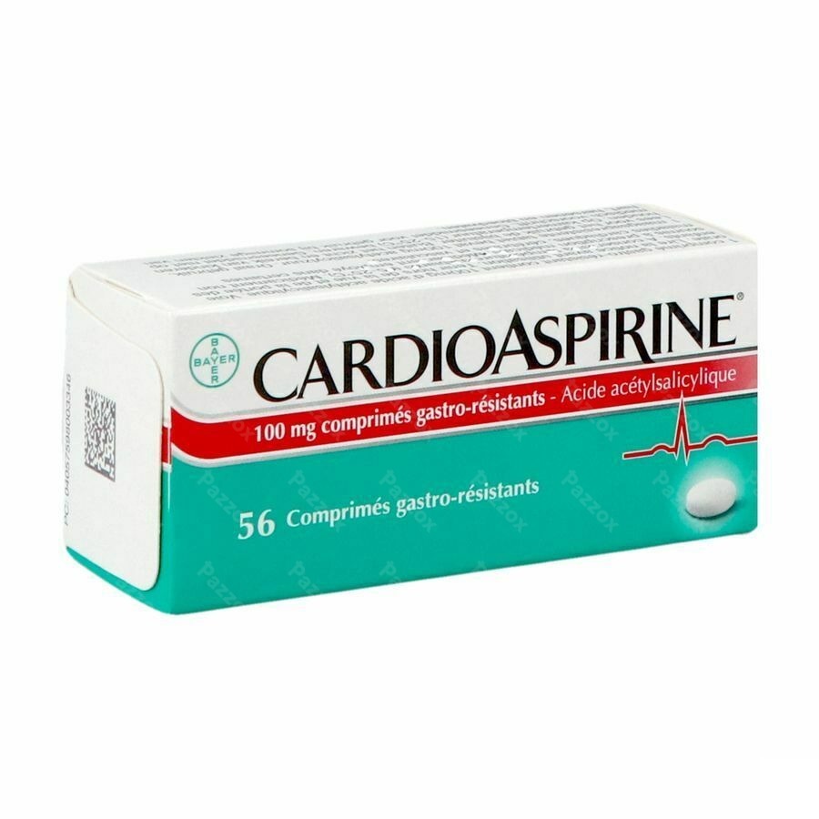 CardioAspirine 100mg 56 Comprimés