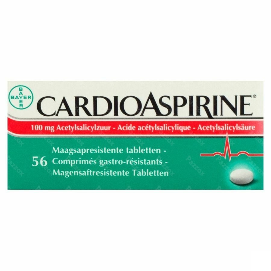 CardioAspirine 100mg 56 Comprimés
