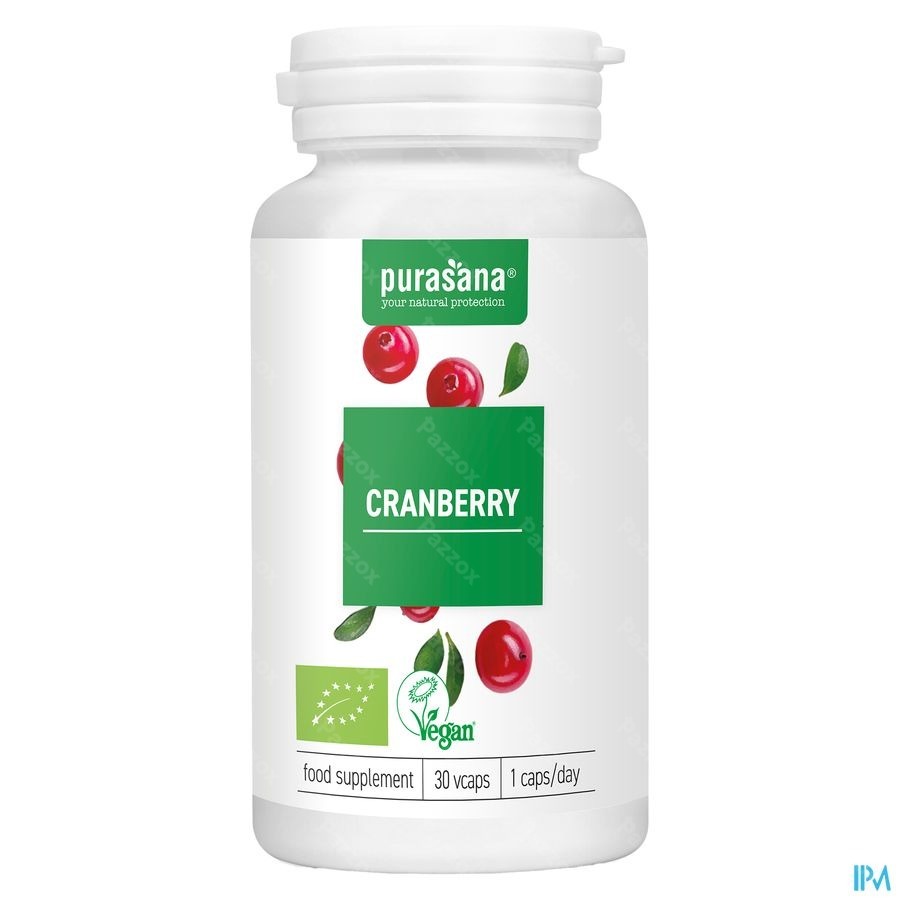Purasana Vegan Canneberge Bio Caps 30