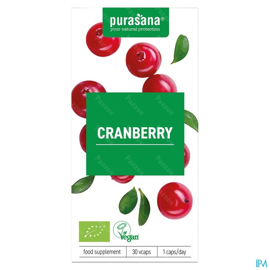 Purasana Vegan Canneberge Bio Caps 30