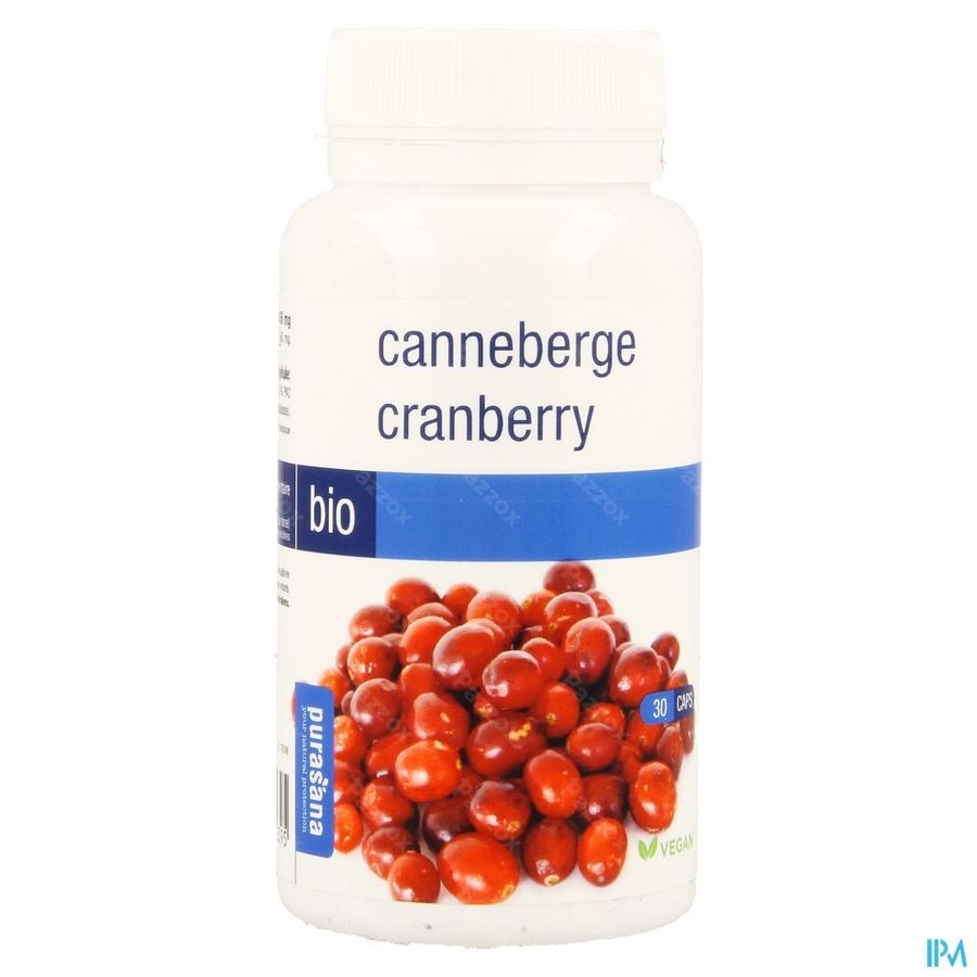 Purasana Vegan Canneberge Bio Caps 30