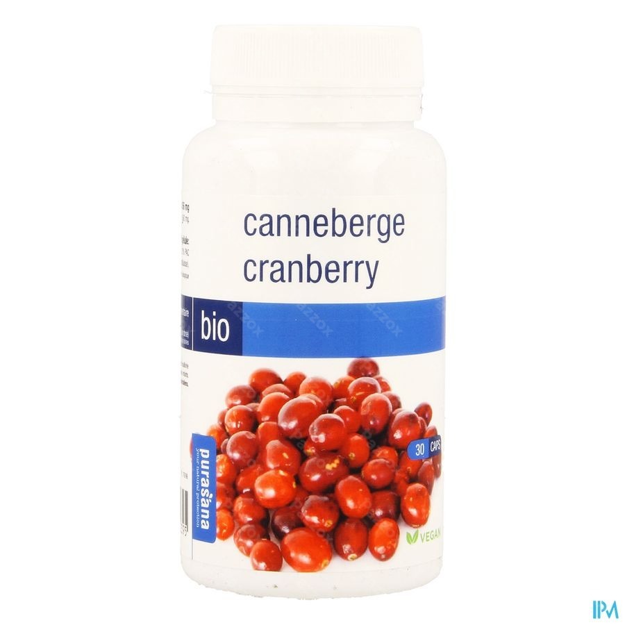Purasana Vegan Canneberge Bio Caps 30