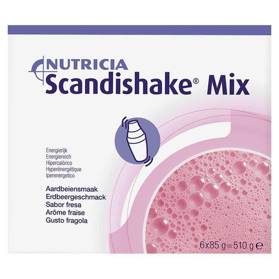 Scandishake Mix Fraise Nf Sach 6x85g