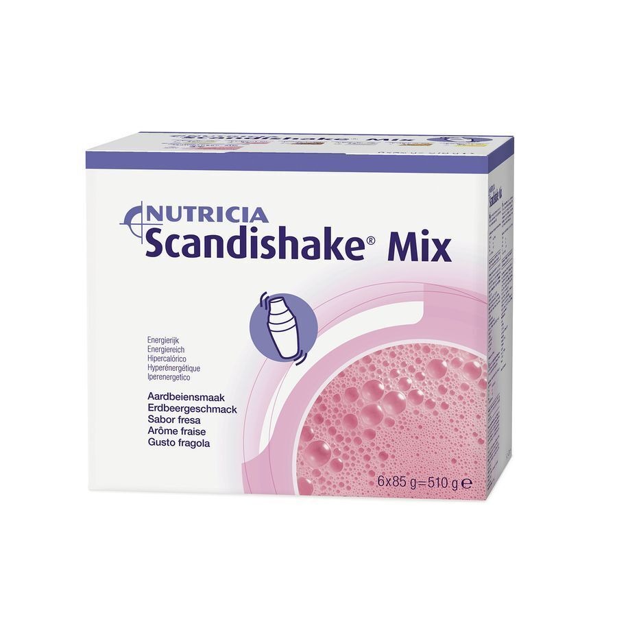 Scandishake Mix Fraise Nf Sach 6x85g