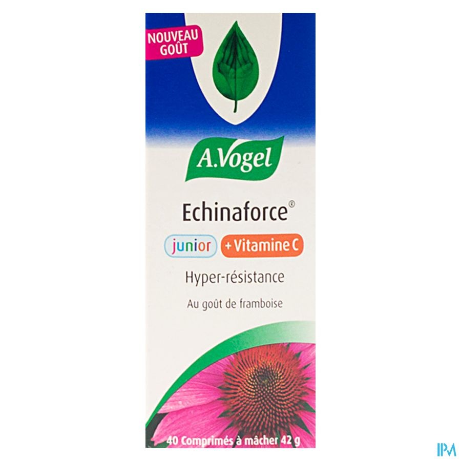 Vogel Echinaforce Junior+vit C Framboise Tabl 40