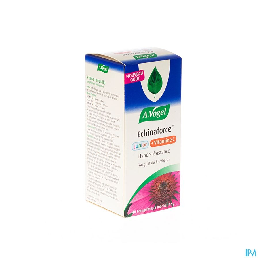 Vogel Echinaforce Junior+vit C Framboise Tabl 40