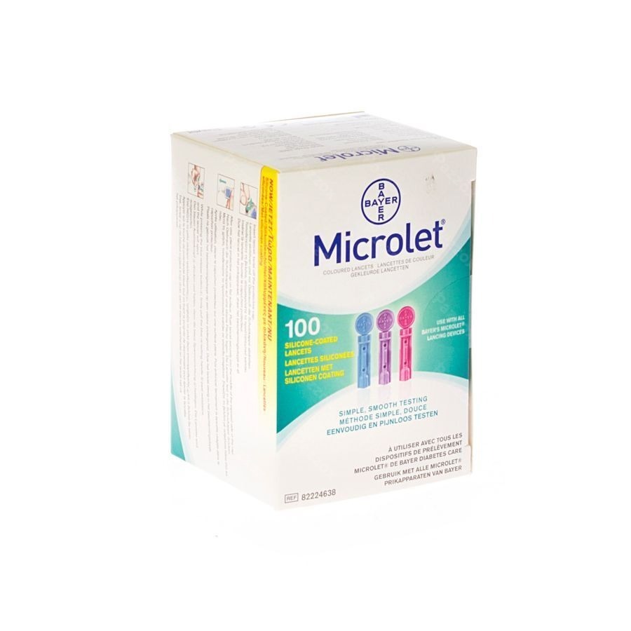 Ascencia Microlet Lancettes Ster Couleur 100