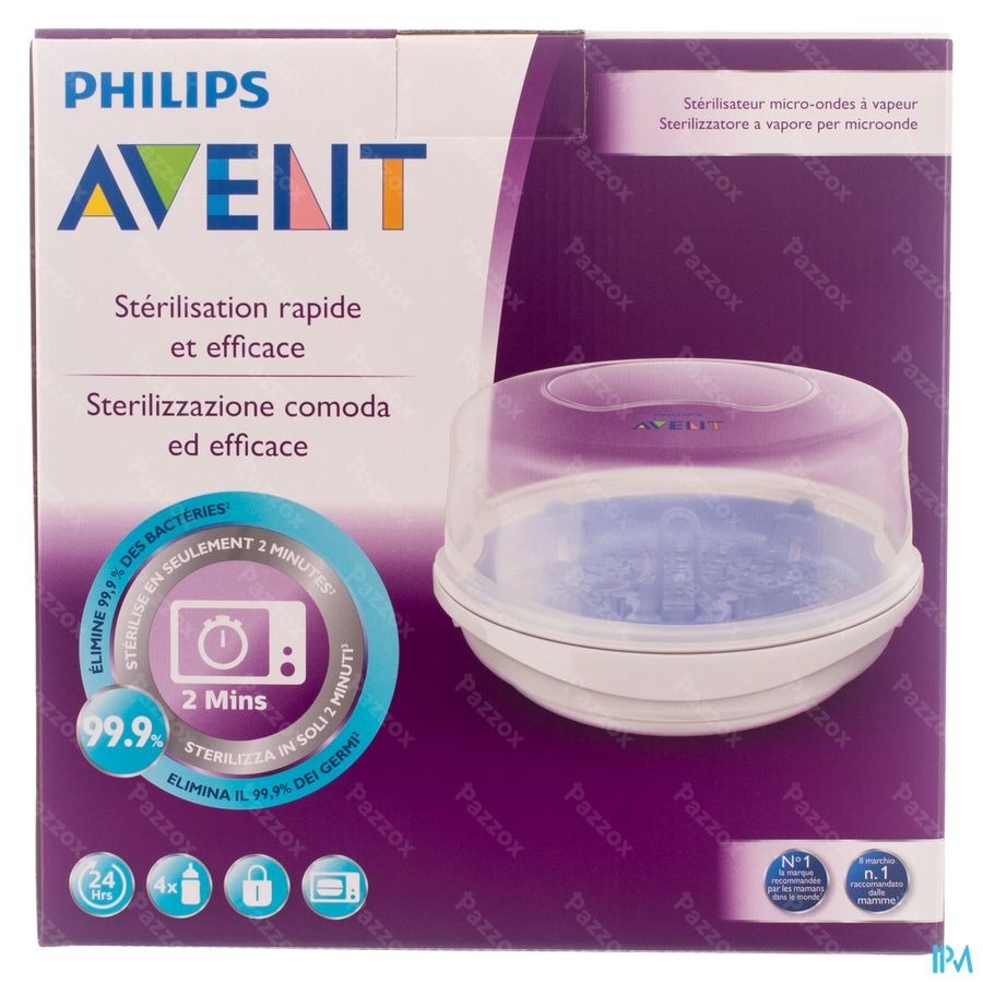 Philips Avent Sterilisateur Micro-ondes Sans Accessoires SCF281/02