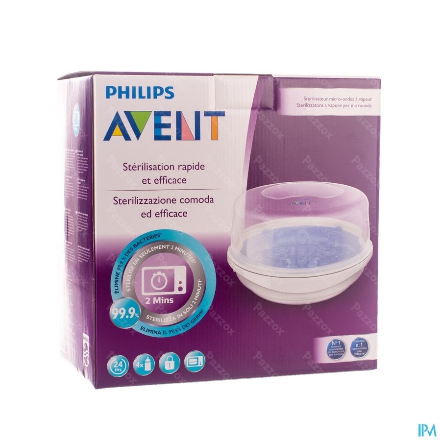 Le stérilisateur micro-ondes à vapeur de Philips AVENT