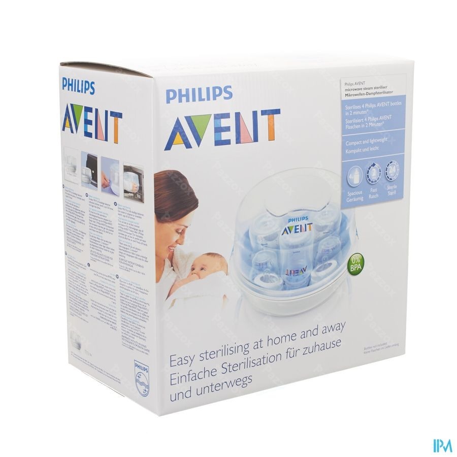 Philips Avent Sterilisateur Micro-ondes Sans Accessoires SCF281/02