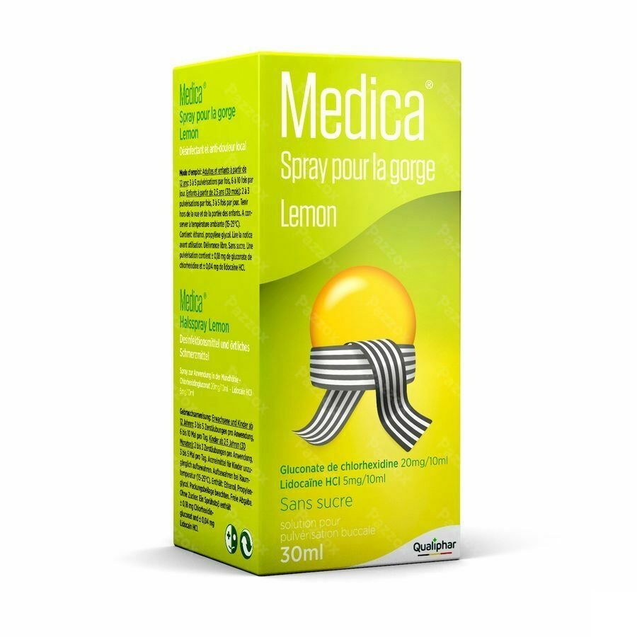 Medica Spray Pour La Gorge Lemon 30ml