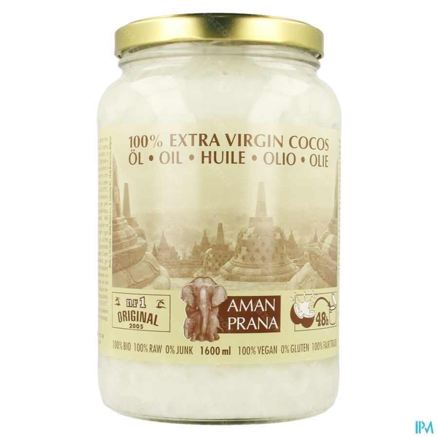 Amanprana Extra Virgin Huile Cocos 1600ml