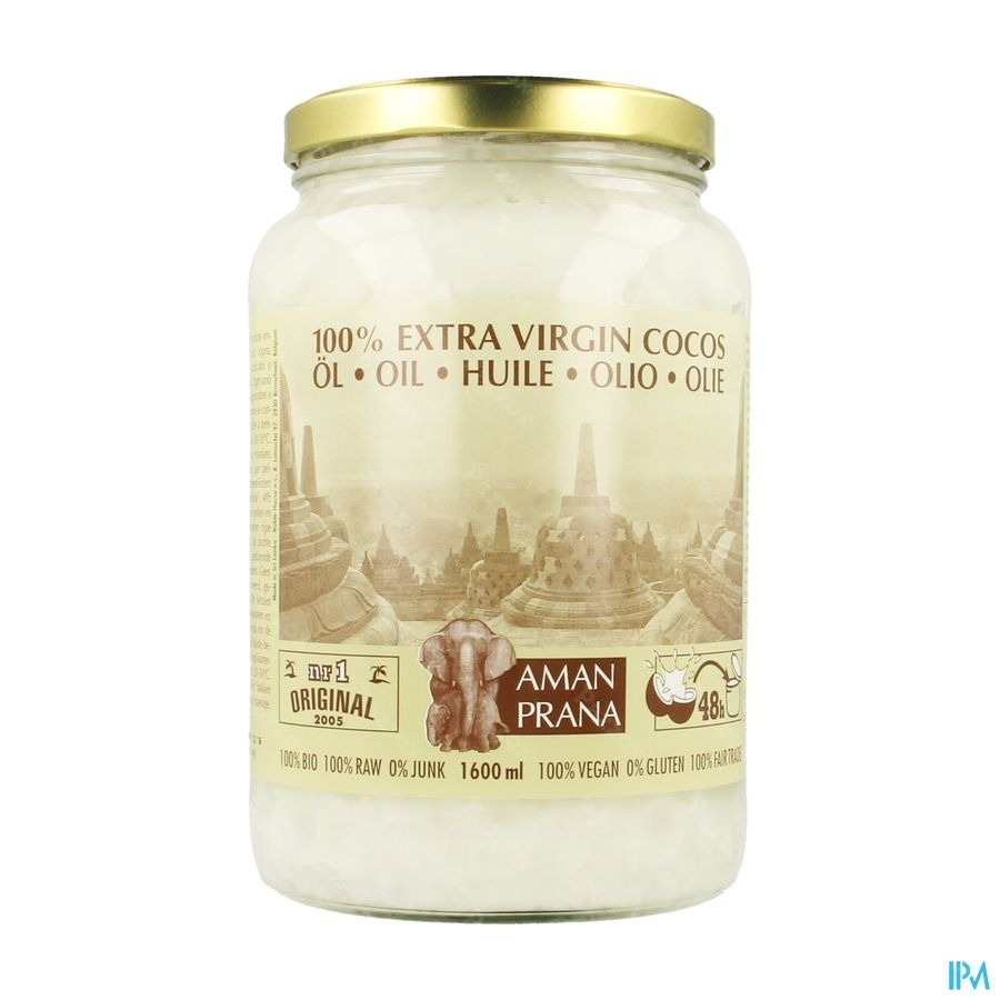 Amanprana Extra Virgin Huile Cocos 1600ml
