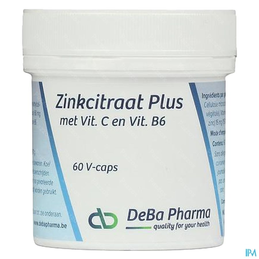 Zinc Citrate Plus Caps 60 Deba