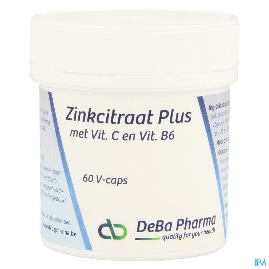 Zinc Citrate Plus Caps 60 Deba