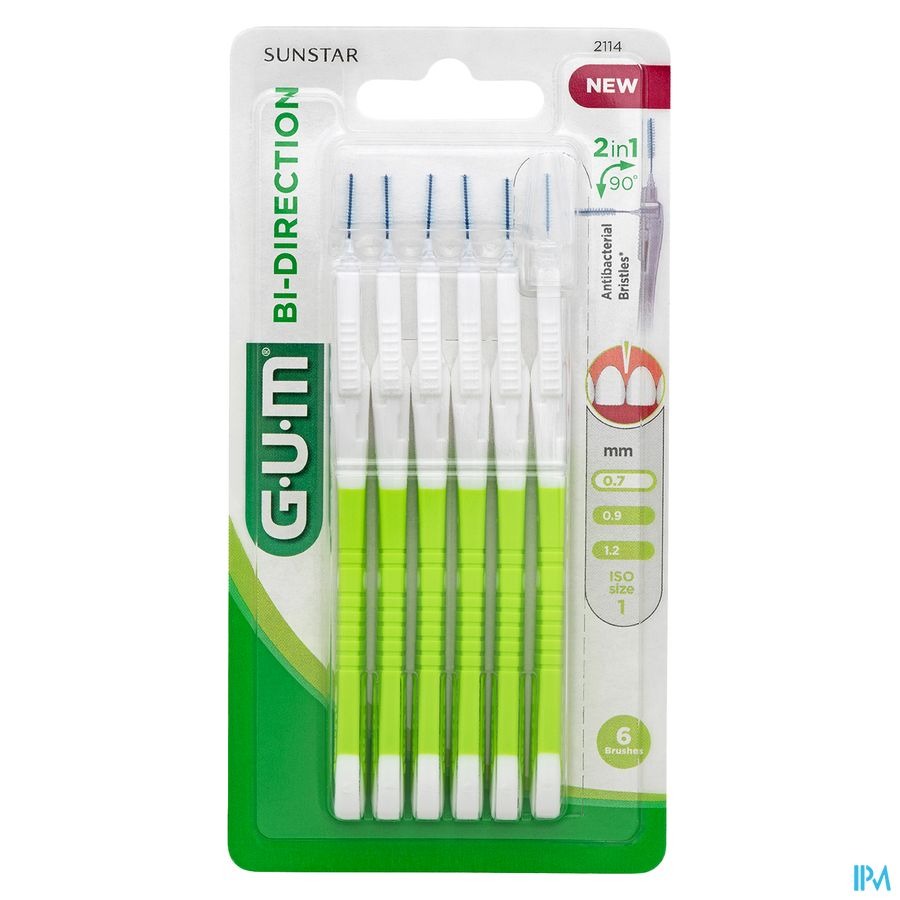 Gum Interdent.bi-direction 0,7mm Ultra Microfine 6