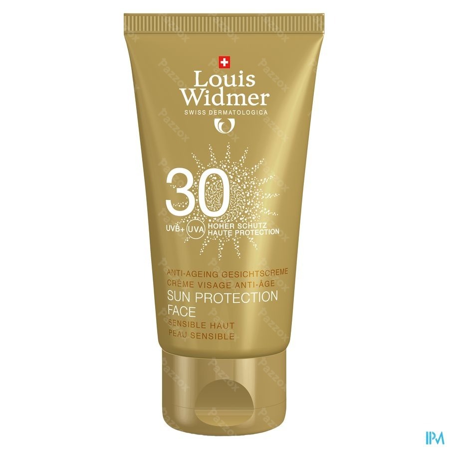 Louis Widmer Sun Protection Face SPF30 Sans Parfum 50ml 