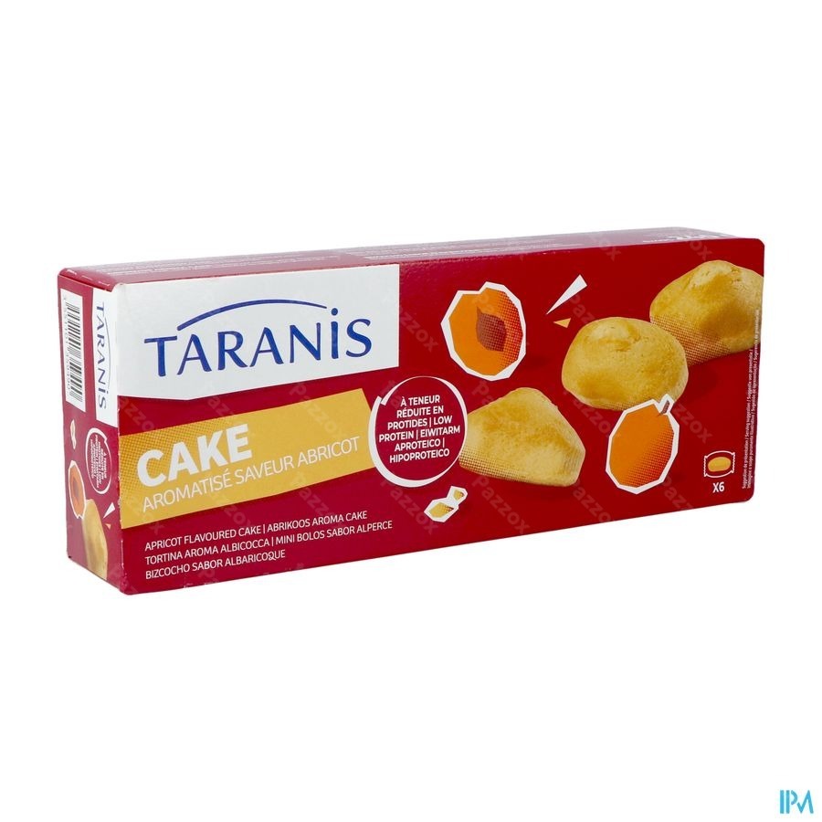 Taranis Mini Cake Abricot 6x40g