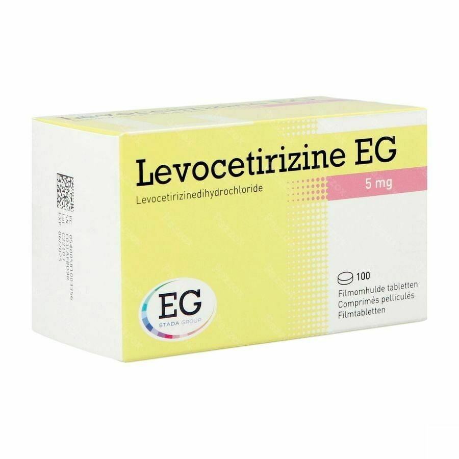 Levocetirizine EG 5mg 100 Comprimés