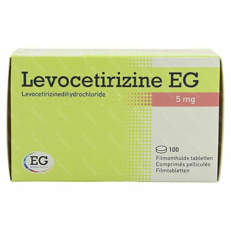 Levocetirizine EG 5mg 100 Comprimés