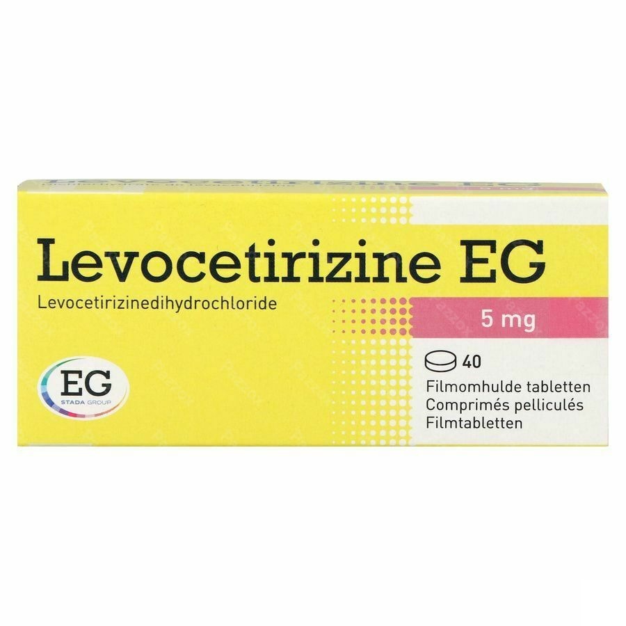 Levocetirizine EG 5mg 40 Comprimés