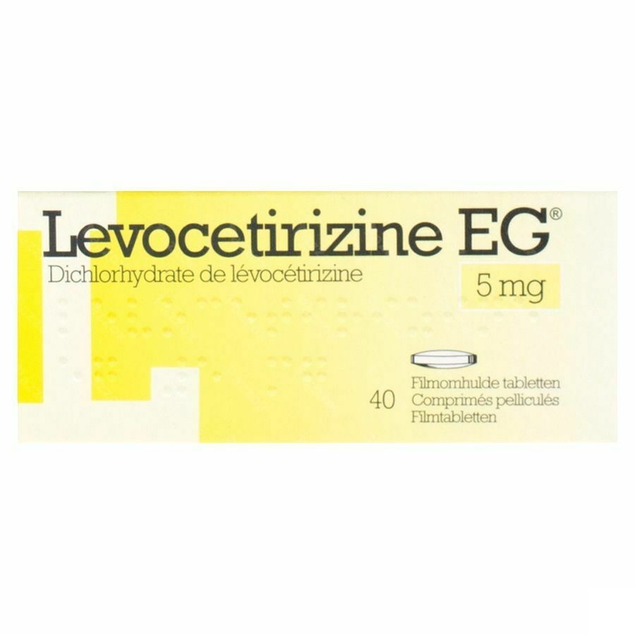 Levocetirizine EG 5mg 40 Comprimés