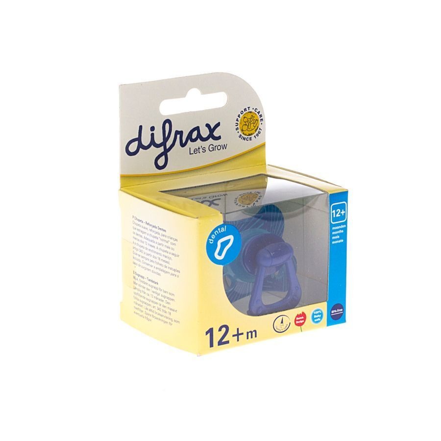 Difrax Sucette Dental Renforcee Boy +12m 346