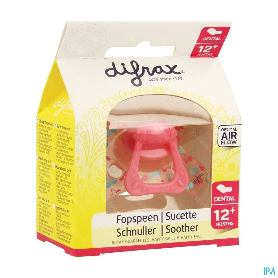 Difrax Sucette Dental Renforcee Girl +12m 346