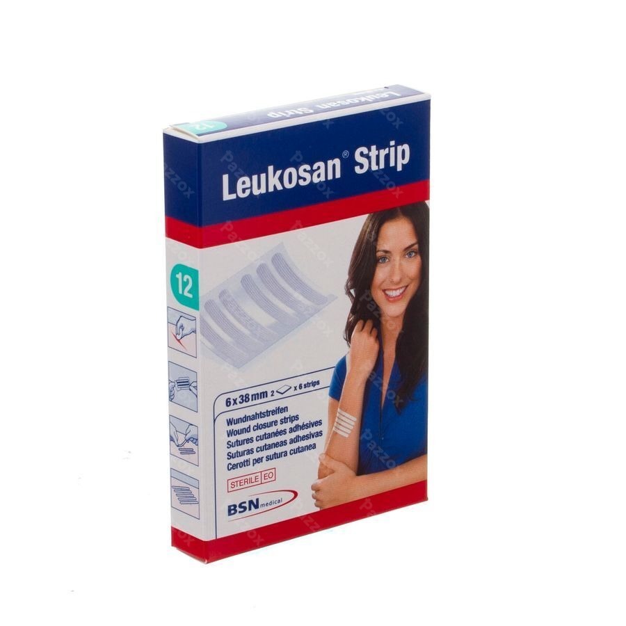 Leukosan Strip Ster 6x 38mm Blanc 2x 6 7262806