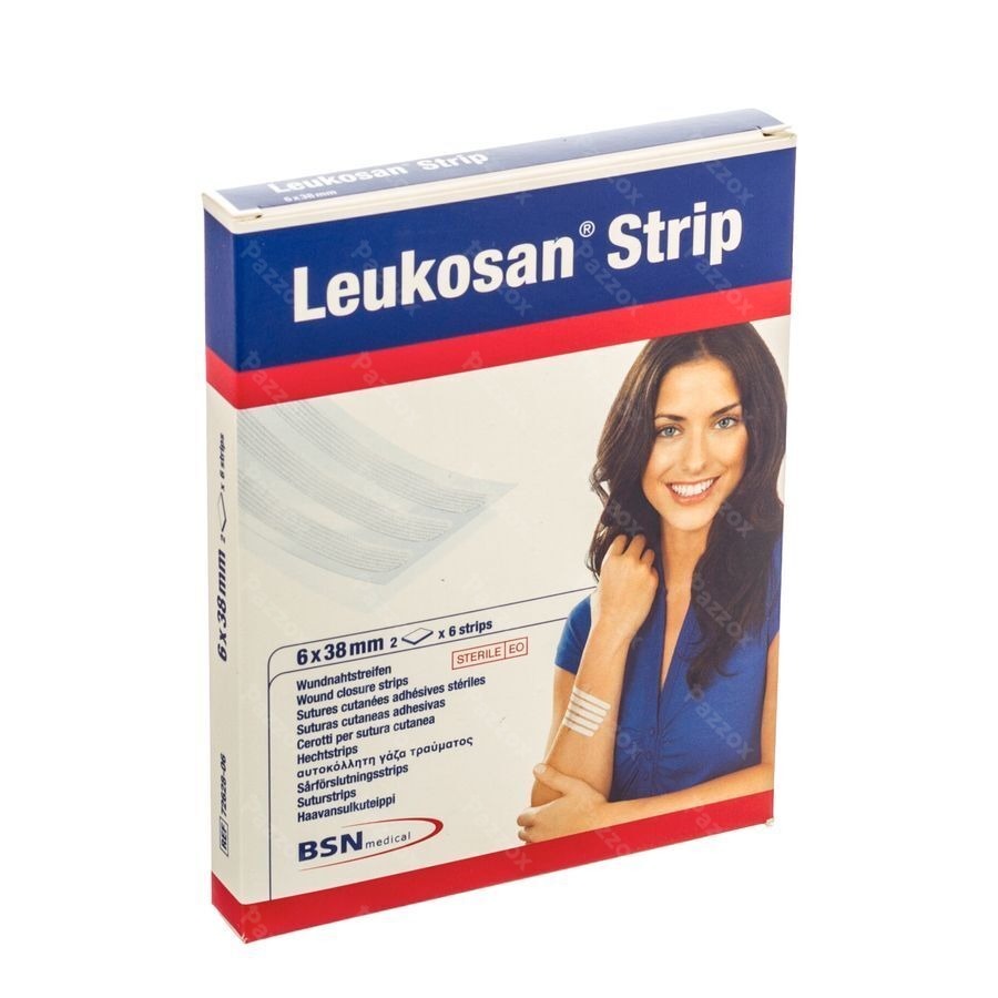 Leukosan Strip Ster 6x 38mm Blanc 2x 6 7262806