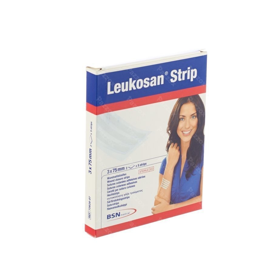 Leukosan Strip Ster 3x 75mm Blanc 2x 5 7262807