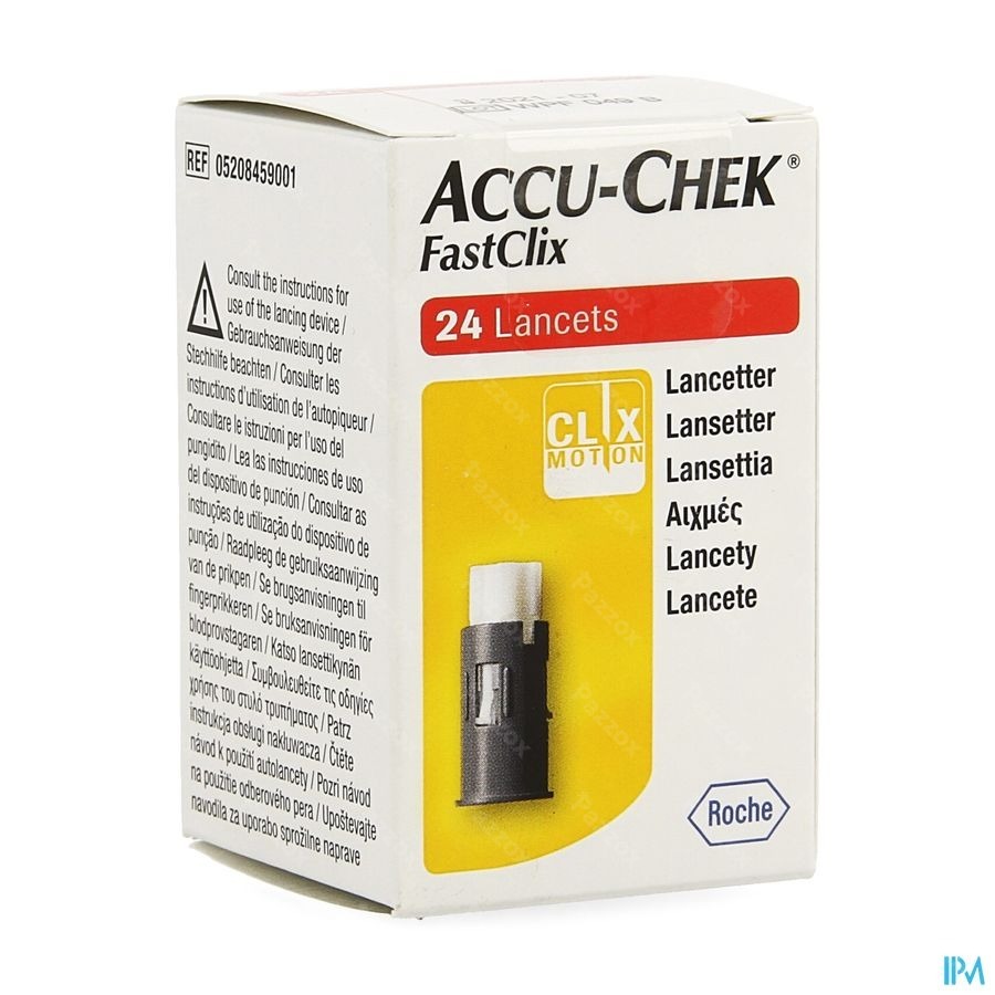 Accu Chek Mobile Fastclix Lancets 4x6 5208459001