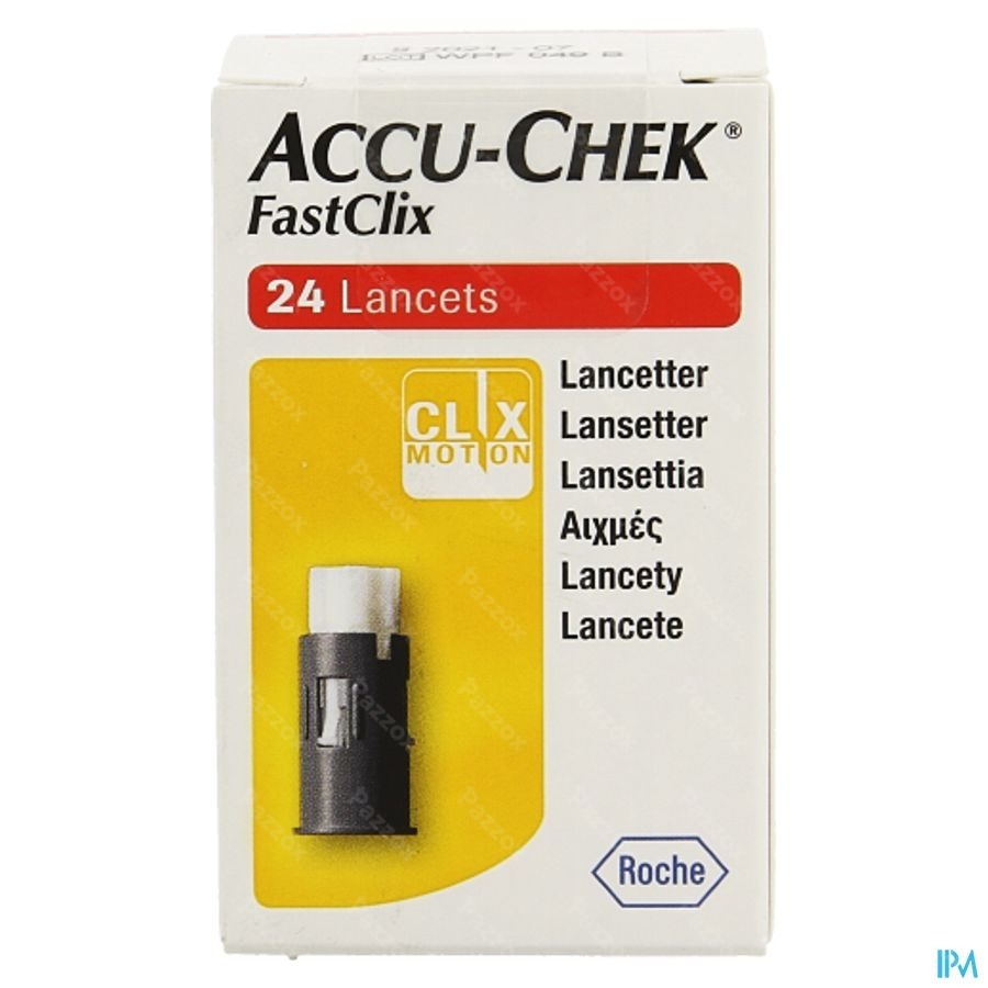 Accu Chek Mobile Fastclix Lancets 4x6 5208459001