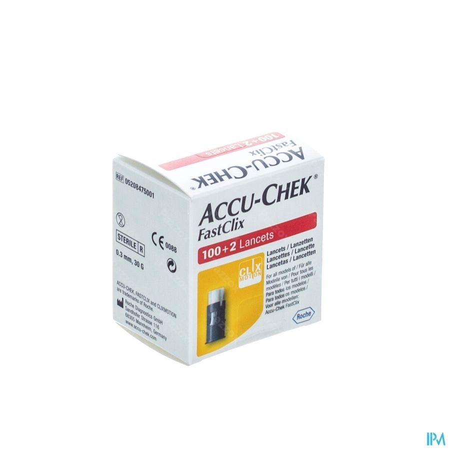 Accu Chek Mobile Fastclix Lancets 17x6 5208475001