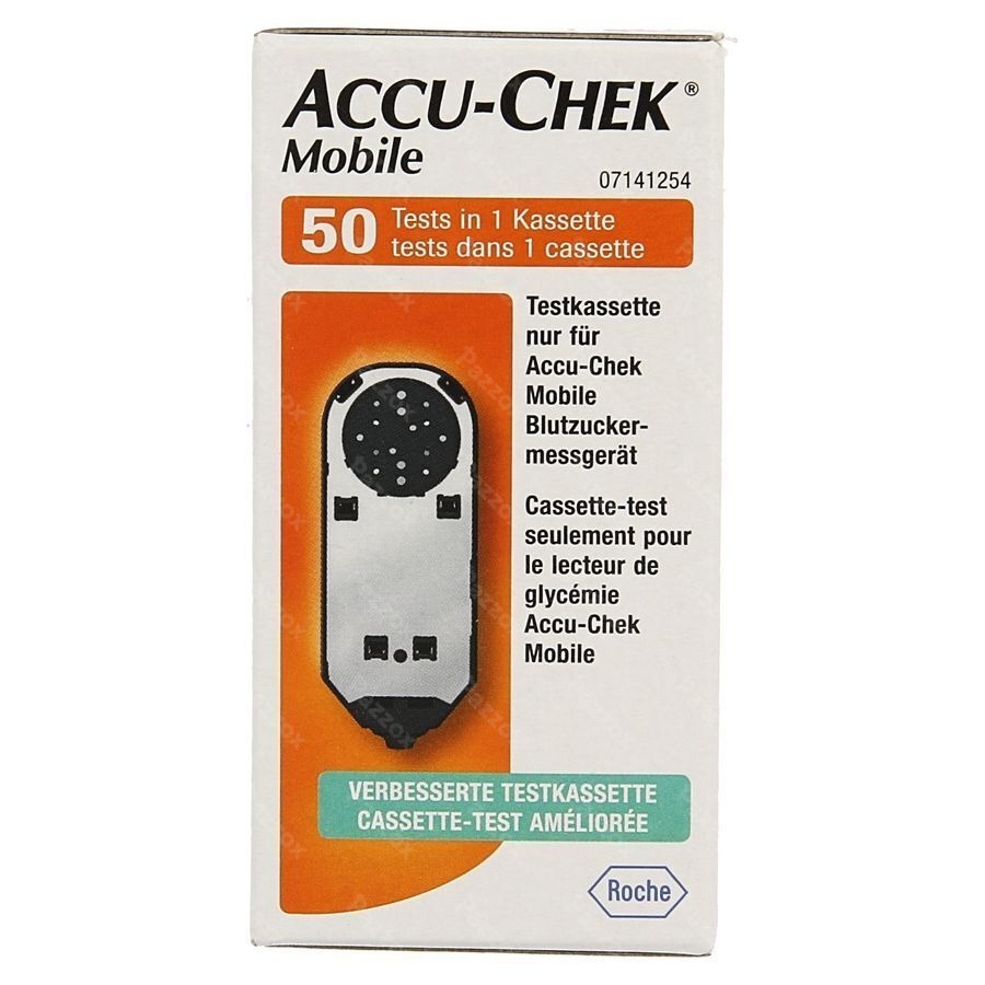 Accu Chek Mobile Test Cassette 50 Tests 7141254171
