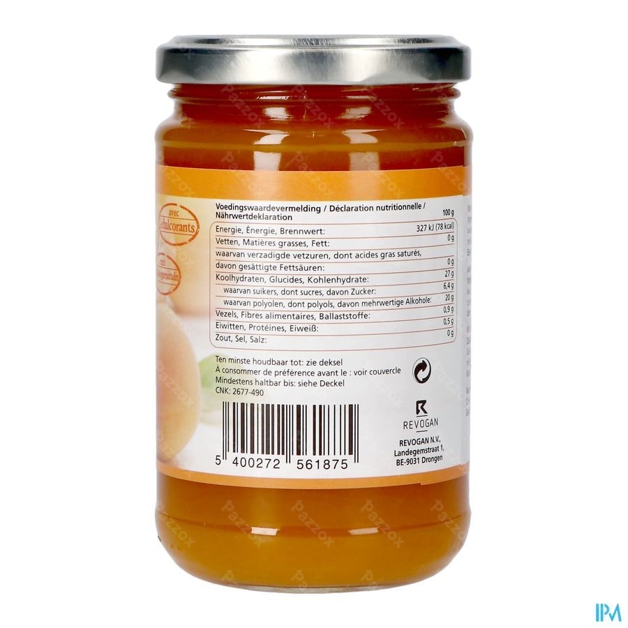 Prodia Tartinade Abricot+maltit. 300g 6187 Revogan