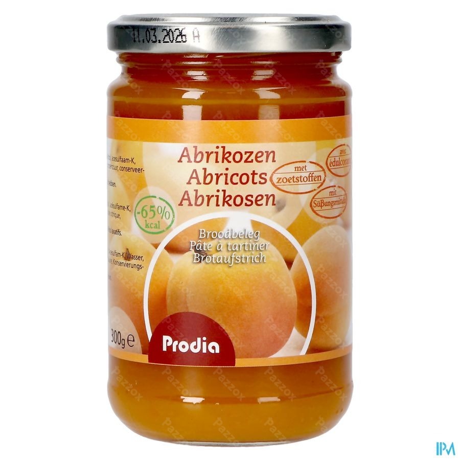Prodia Tartinade Abricot+maltit. 300g 6187 Revogan