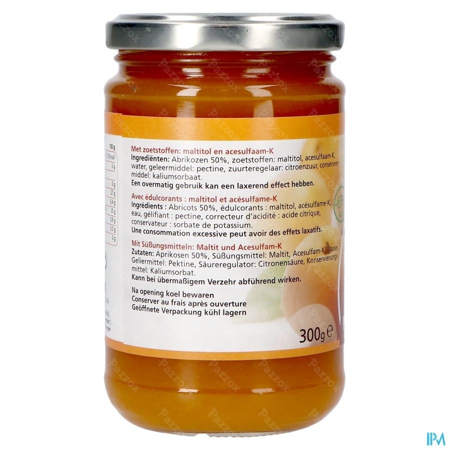 Prodia Tartinade Abricot+maltit. 300g 6187 Revogan