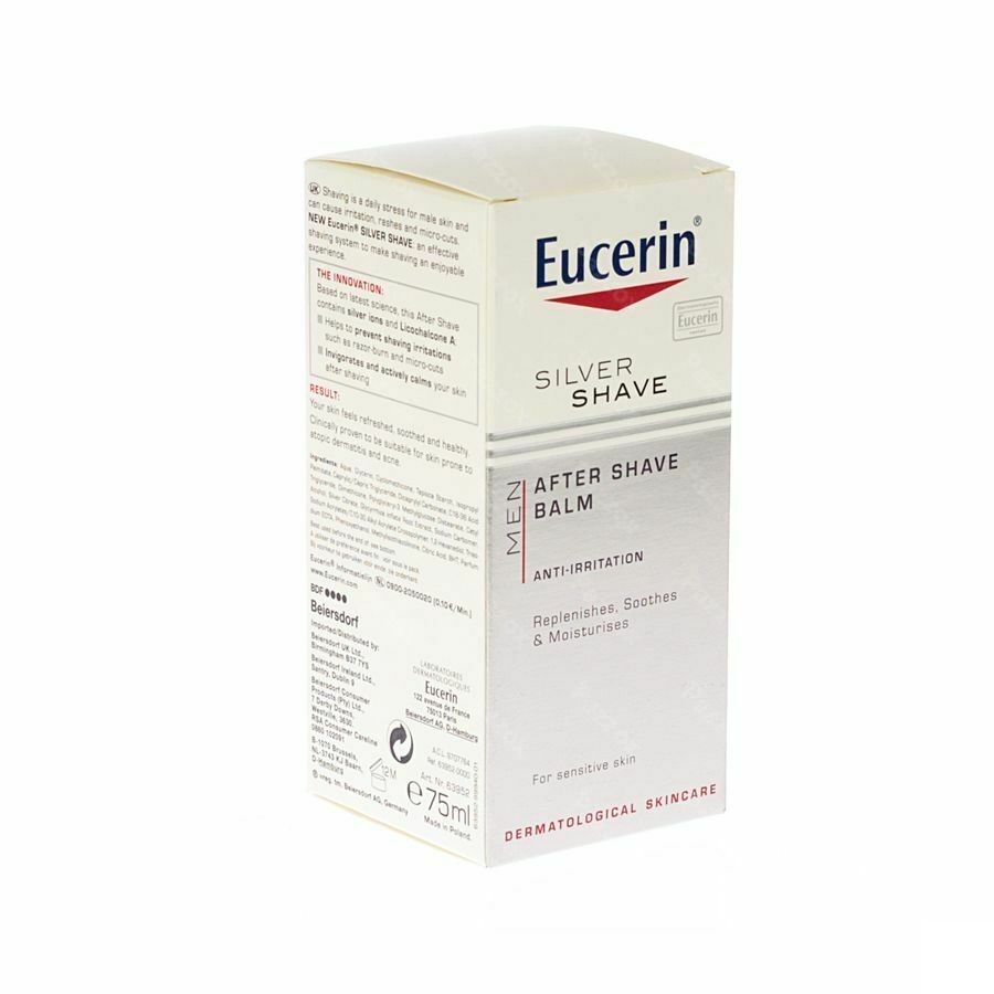 Eucerin Men Silver Shave Baume Apres Rasage 75ml
