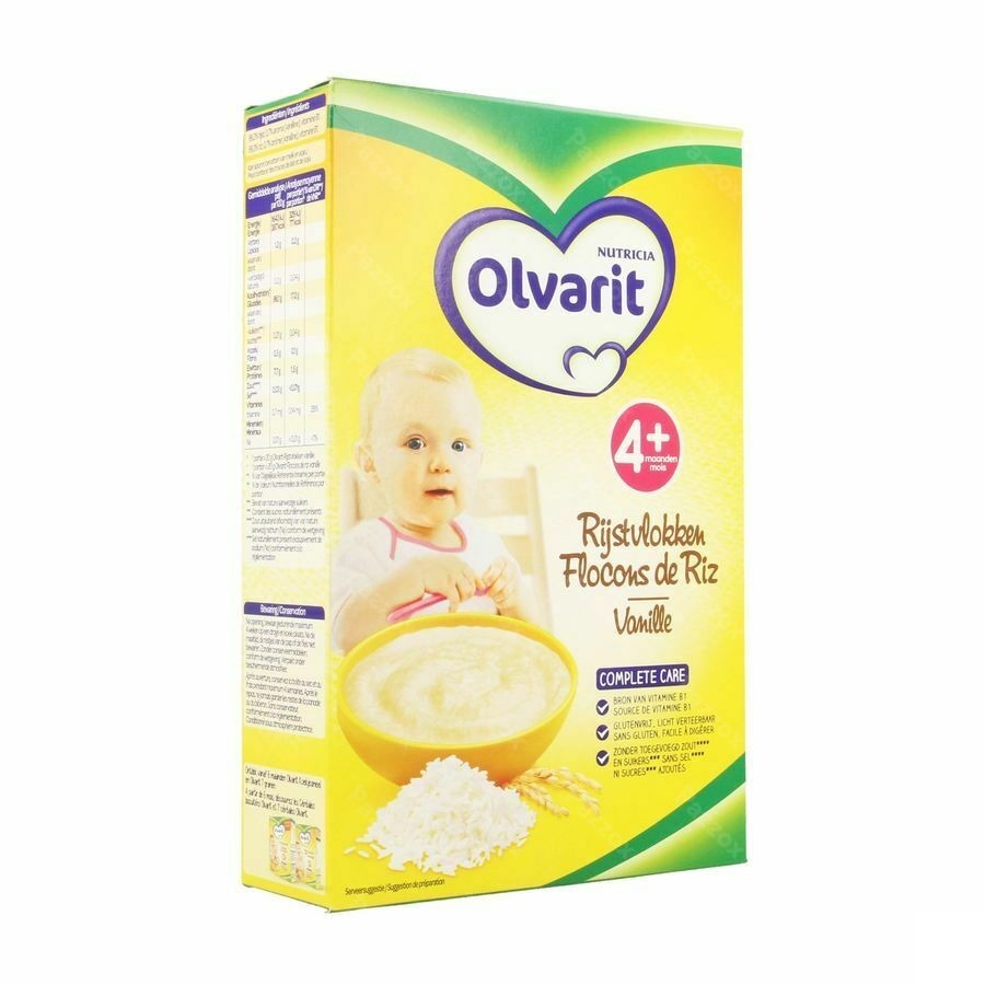 Olvarit Flocons De Riz Vanille Nf 225g