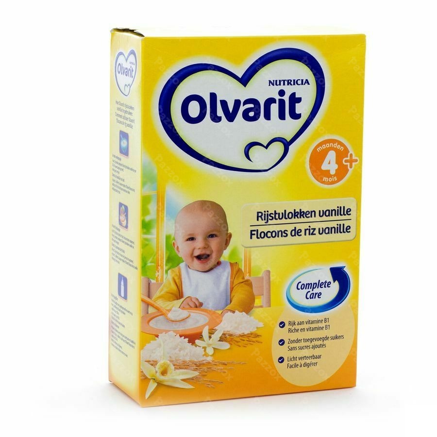 Olvarit Flocons De Riz Vanille Nf 225g
